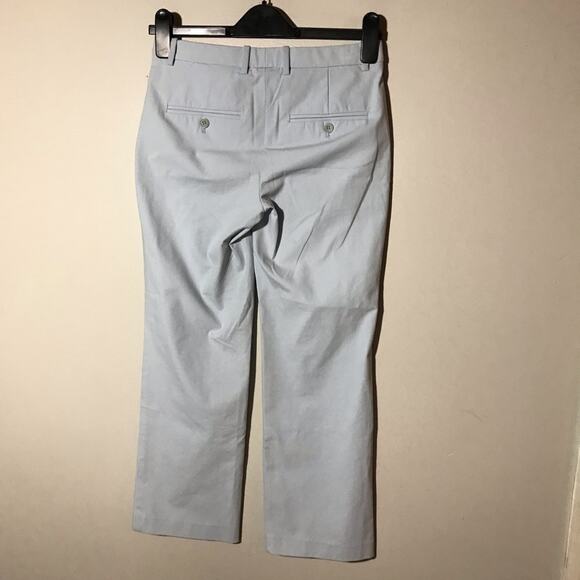 Theory womens 00 baby blue ankle pants trousers office business stretchy - Picture 2 of 9